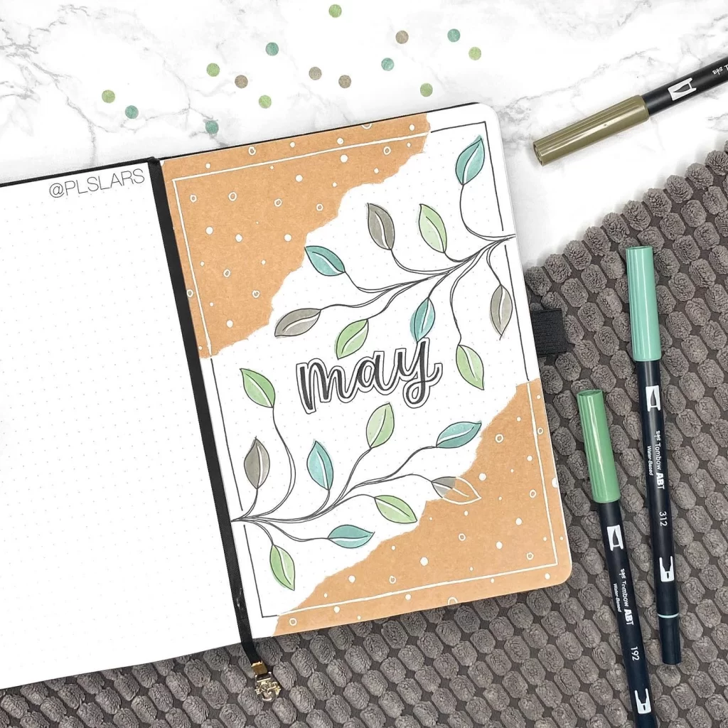Guia Completo de Temas para Bullet Journal 5 Tema para Bullet Journal - Folhagem - @plslars