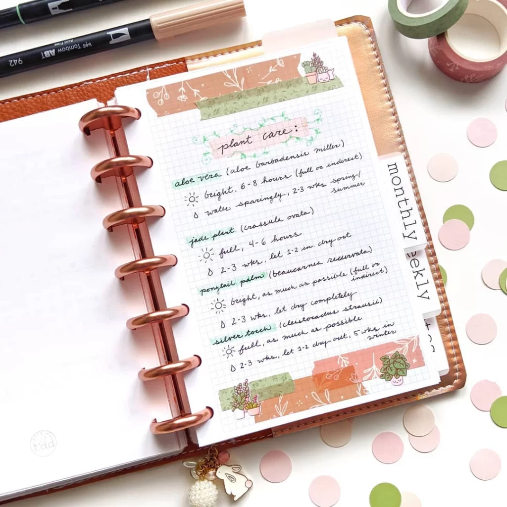 Como funciona o Caderno de Discos - Entenda seus benefícios e conheça os melhores modelos 1 como funciona o caderno de discos modelo por thedecorativeden instagram