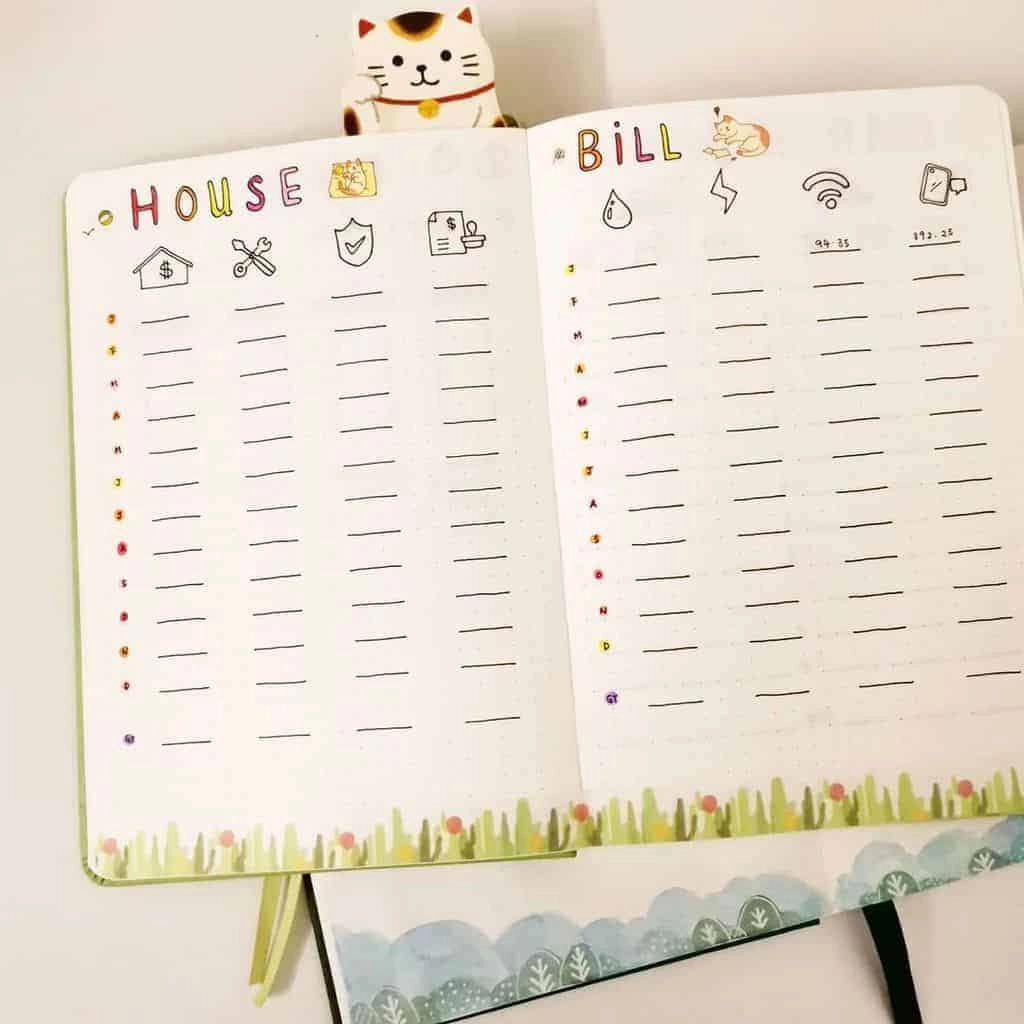 Bullet Journal Financeiro: Controle seus gastos e economize dinheiro 5 bullet journal financeiro image by bujowith kids